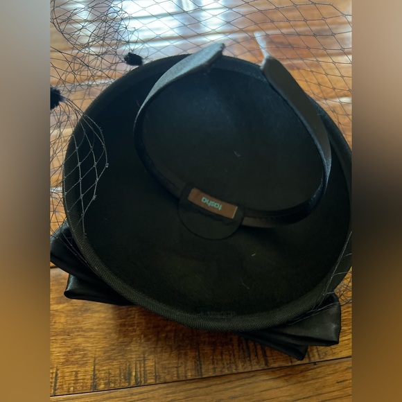 Tasha Fascinator Hat Headband Leopard Black - Picture 9 of 10